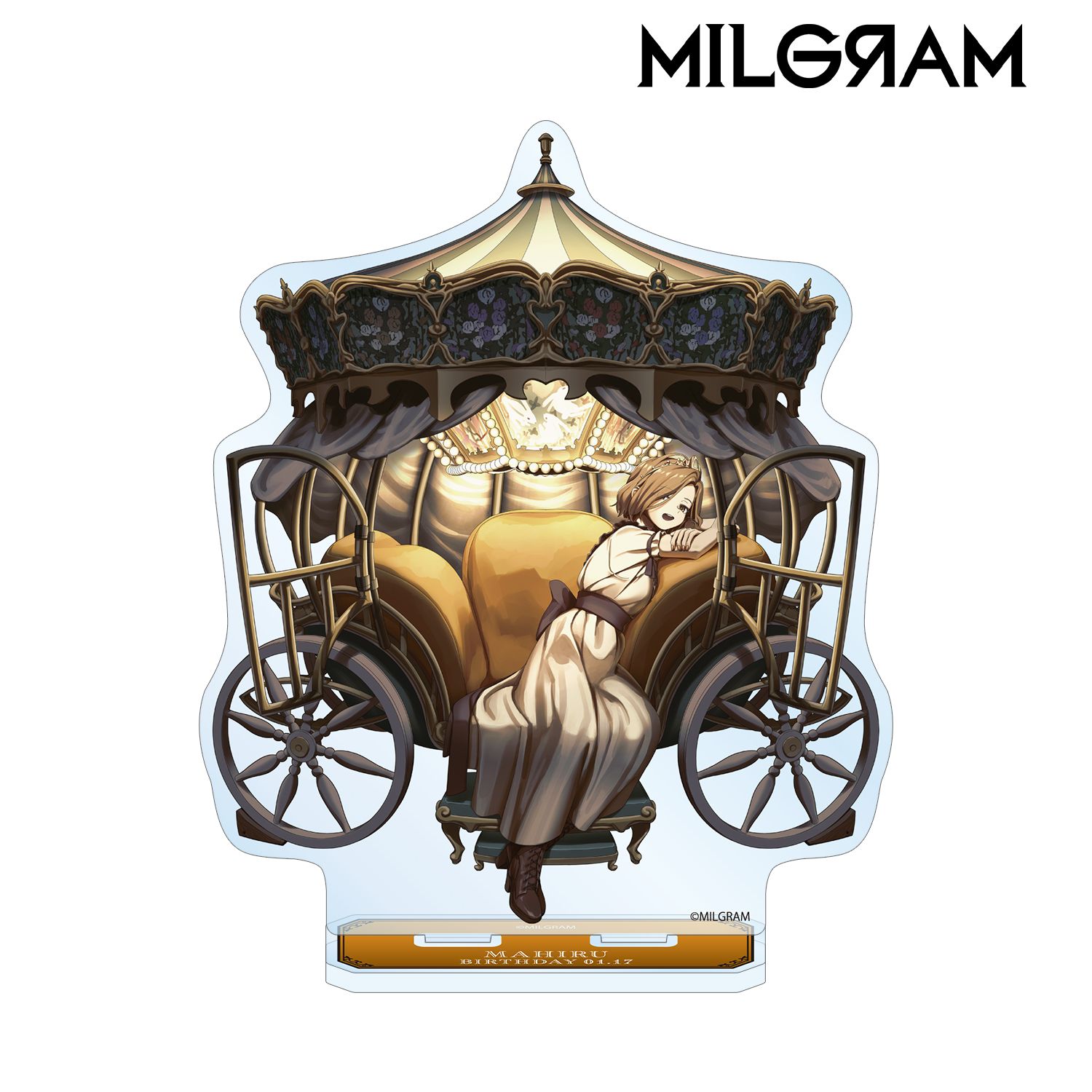 MILGRAM -ミルグラム- 描き下ろし マヒル バースデーver. 第3弾 BIGアクリルスタンド 画像 2 | AniSmile