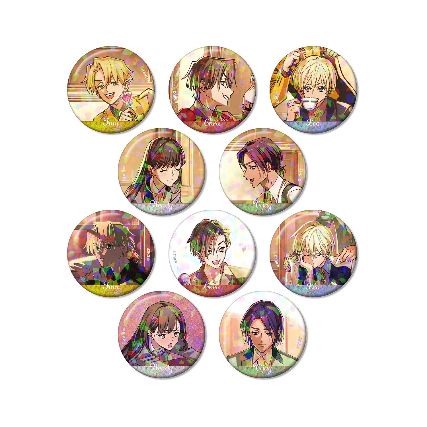 TVアニメ「HIGH CARD」 トレーディング エンディングイラスト ホログラム缶バッジ(単位/単品) - 公式商品画像 | AniSmile