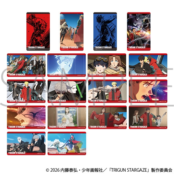 TRIGUN STARGAZE メモリアルクリアカードコレクション - 公式商品画像 | AniSmile