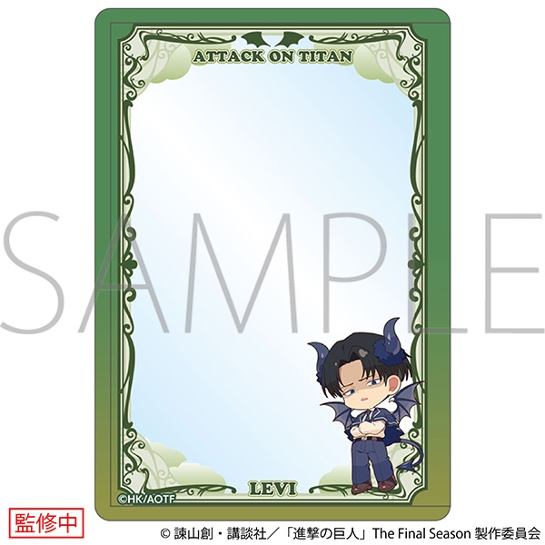 進撃の巨人 硬質カードケース/リヴァイ ~悪魔~ - 公式商品画像 | AniSmile