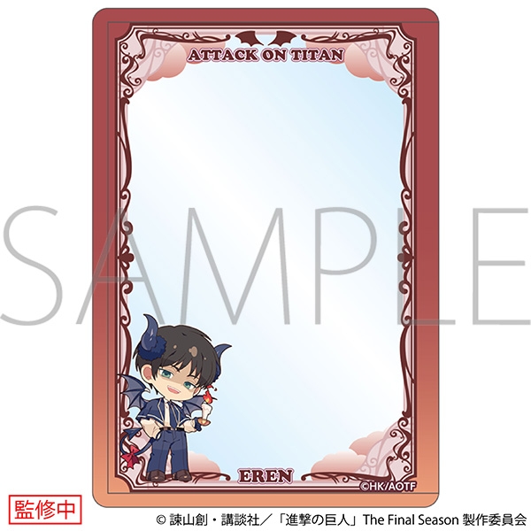 進撃の巨人 硬質カードケース/エレン ~悪魔~ - 公式商品画像 | AniSmile