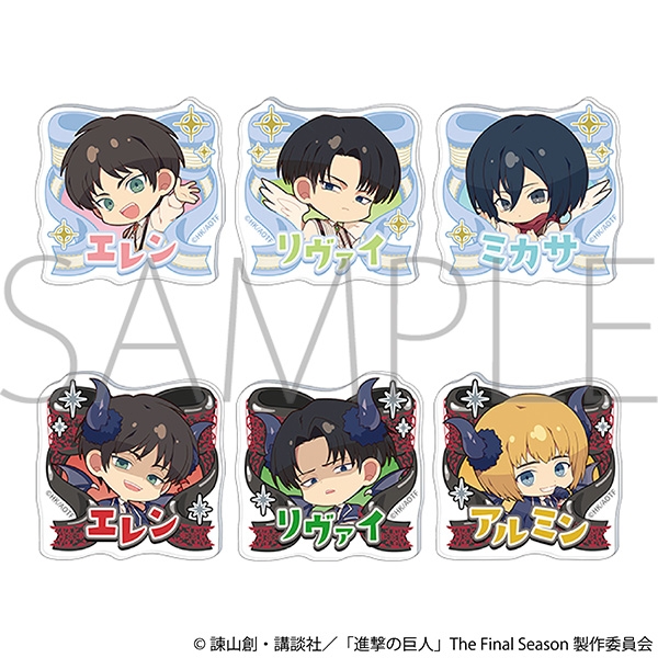 進撃の巨人 アクリルバッジコレクション/天使と悪魔 - 公式商品画像 | AniSmile