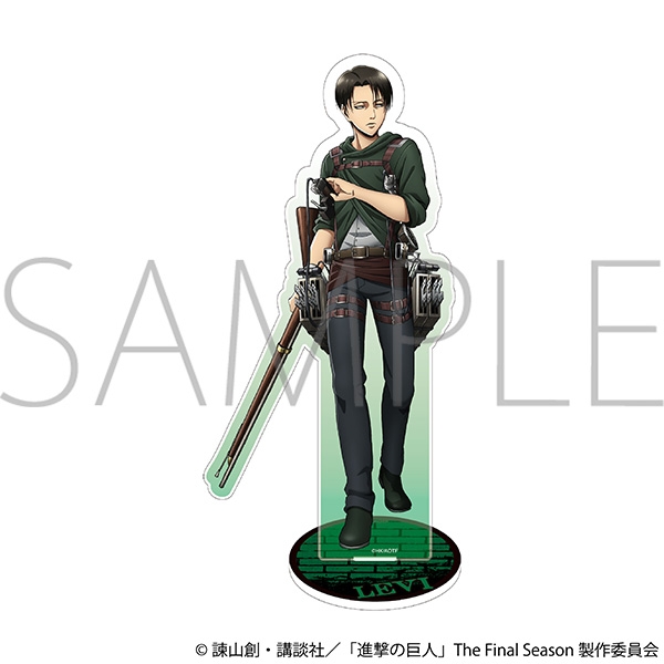 進撃の巨人 オーロラアクリルスタンド/リヴァイ - 公式商品画像 | AniSmile