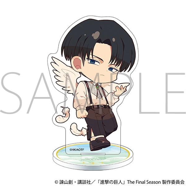 進撃の巨人 ミニアクリルスタンド/リヴァイ ~天使~ - 公式商品画像 | AniSmile