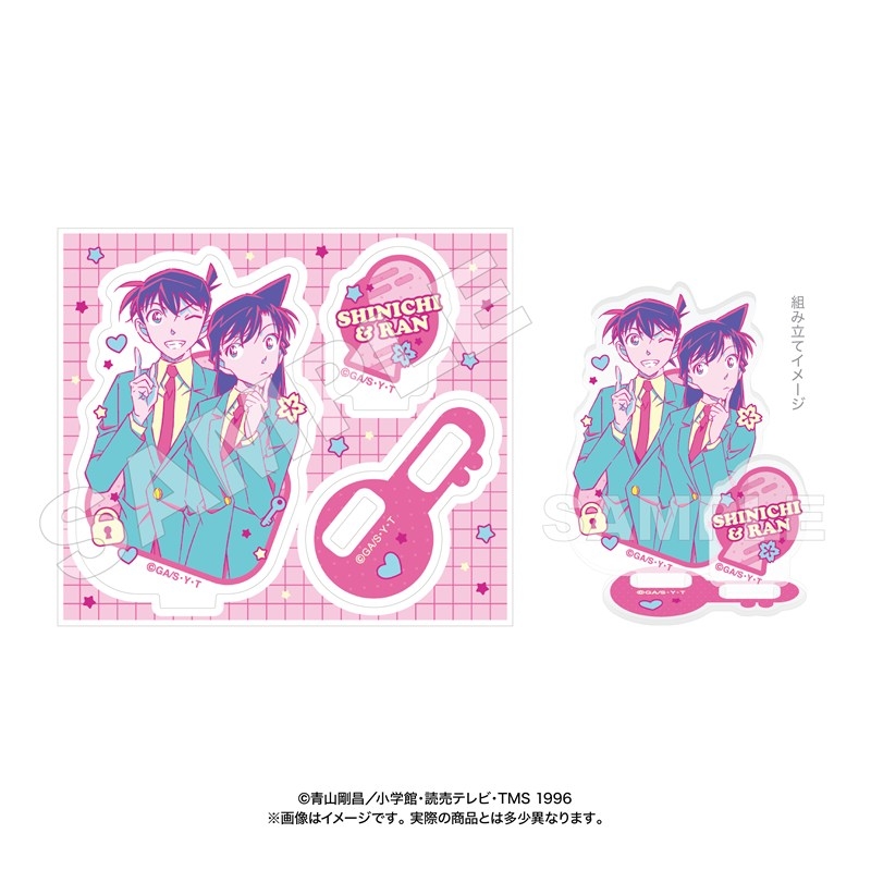 名探偵コナン アクリルスタンドシンイチ&ランポッピンカラー - 公式商品画像 | AniSmile