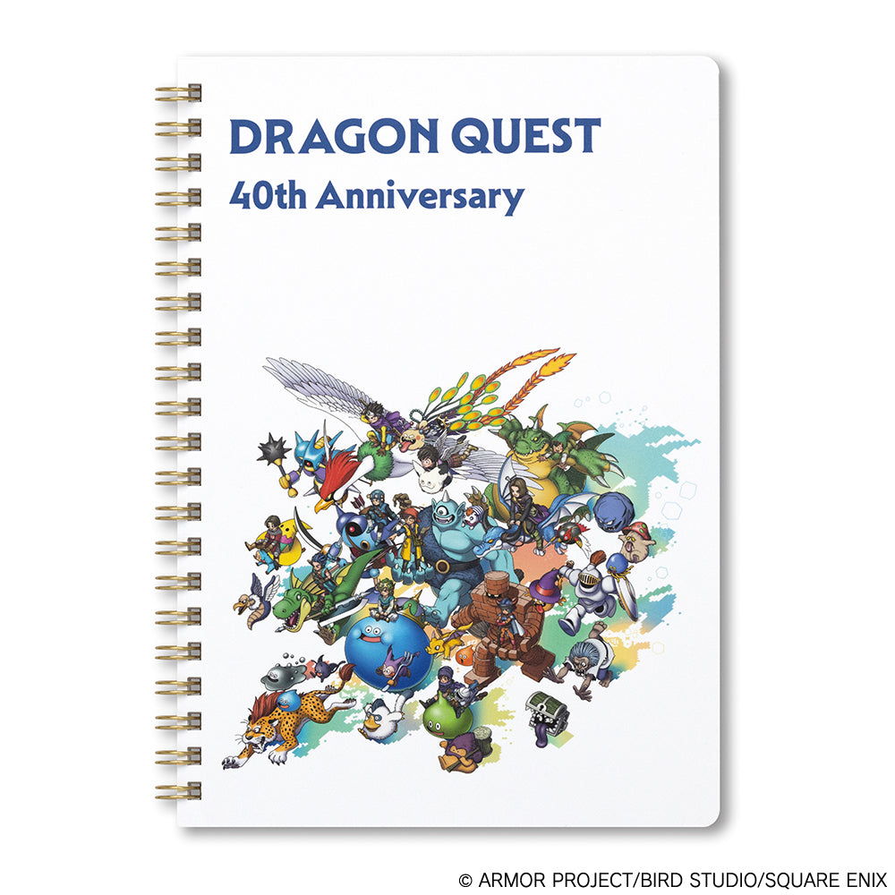 ドラゴンクエスト リングノート 40周年記念Ver. - 公式商品画像 | AniSmile