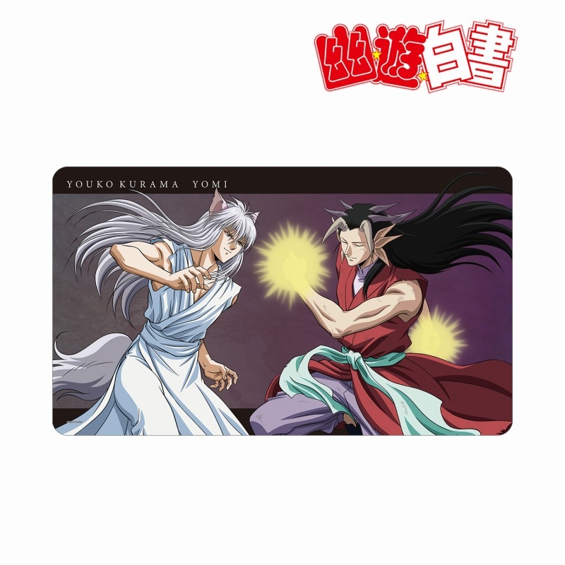 TVアニメ『幽☆遊☆白書』 描き下ろし 妖狐蔵馬&黄泉 魔界編バトルver. マルチデスクマット 画像 2 | AniSmile