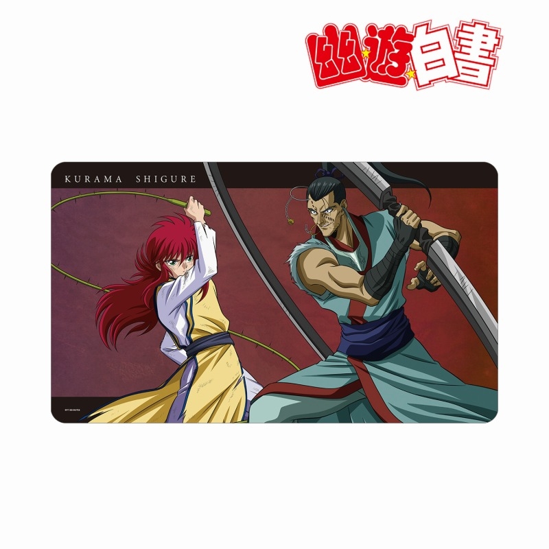 TVアニメ『幽☆遊☆白書』 描き下ろし 蔵馬&時雨 魔界編バトルver. マルチデスクマット 画像 2 | AniSmile