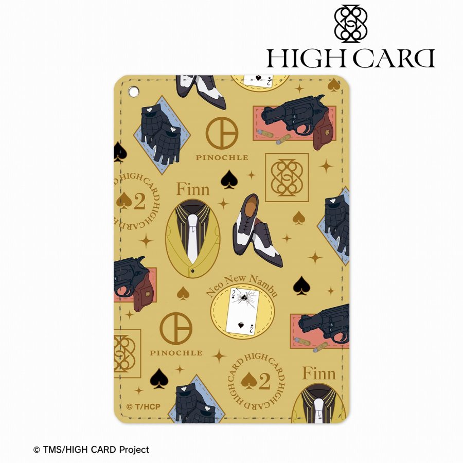 TVアニメ「HIGH CARD」 フィン・オールドマン モチーフ柄 1ポケットパスケース - 公式商品画像 | AniSmile