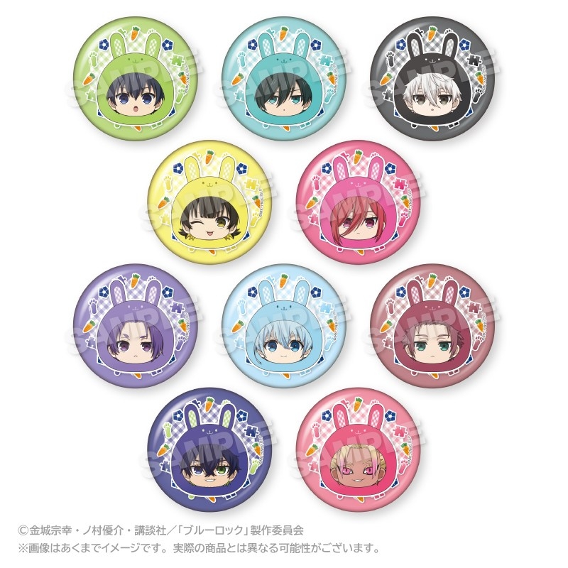 ブルーロック トレーディングまるめいつ缶バッジ うさぎver. - 公式商品画像 | AniSmile