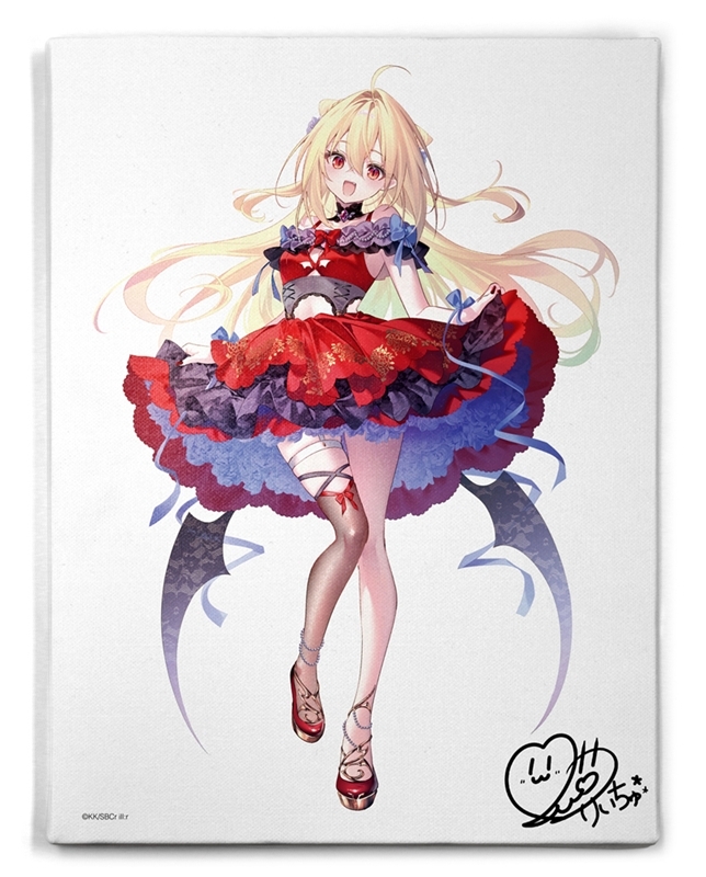 ひきこまり吸血姫の悶々 描き下ろし テラコマリ・ガンデスブラッド F6キャンバスアート 20th Anniversary - 公式商品画像 | AniSmile