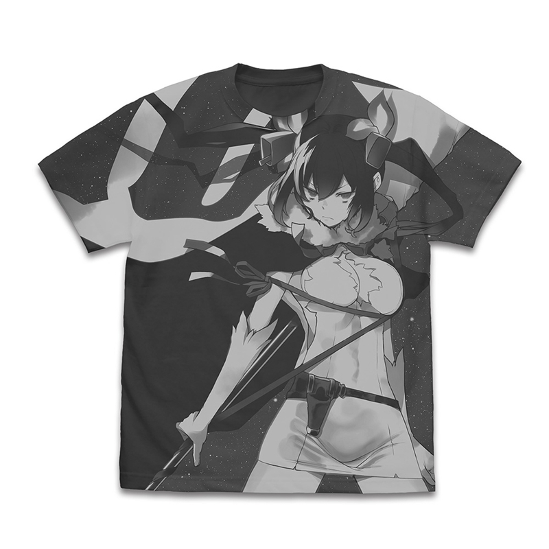 ダンジョンに出会いを求めるのは間違っているだろうか 原作版 ヘスティア オールプリントTシャツ 18巻表紙イラストVer./SUMI-M - 公式商品画像 | AniSmile