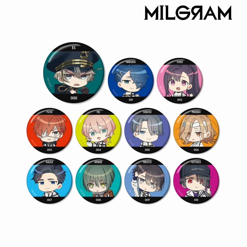 MILGRAM -ミルグラム- トレーディング 公式ちびキャラ Season 2 ver. 缶バッジ(単位/単品) - 公式商品画像 | AniSmile