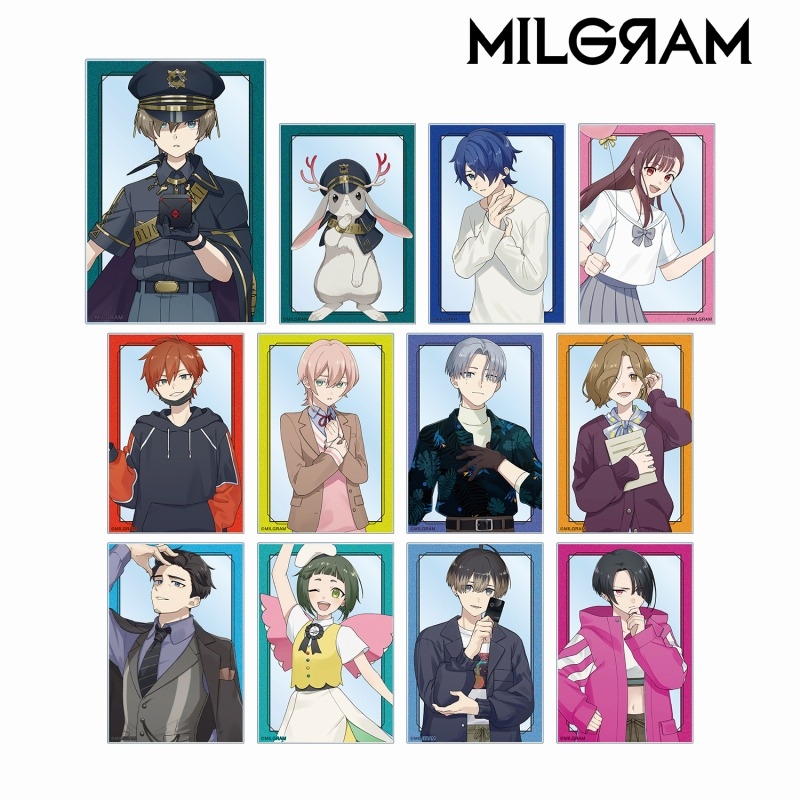 MILGRAM -ミルグラム- 描き下ろしイラスト 第一審MV衣装ver. トレーディングアクリルカード(単位/単品) - 公式商品画像 | AniSmile