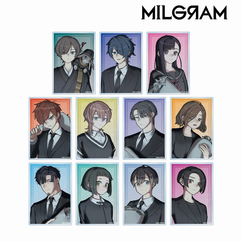 MILGRAM -ミルグラム- 描き下ろし 4th Anniversary ver. トレーディングアクリルカード(単位/単品) - 公式商品画像 | AniSmile