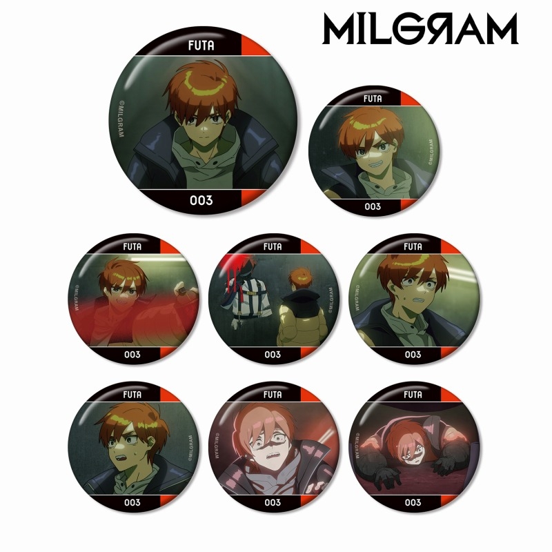 MILGRAM -ミルグラム- トレーディング MV 缶バッジ フータ『バックドラフト』(単位/単品) - 公式商品画像 | AniSmile