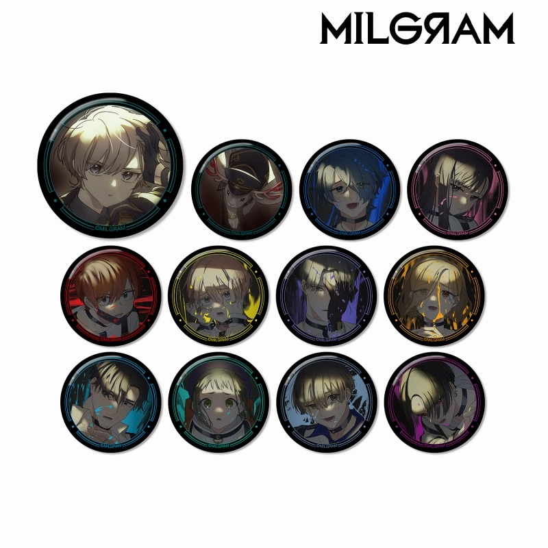 MILGRAM -ミルグラム- 描き下ろしイラスト 2nd Anniversary ver. トレーディング缶バッジ(単位/単品) - 公式商品画像 | AniSmile