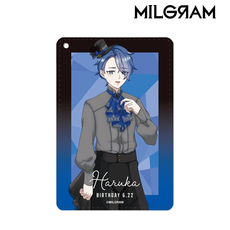 MILGRAM -ミルグラム- 描き下ろし ハルカ バースデーver. 第2弾 1ポケットパスケース 画像 2 | AniSmile
