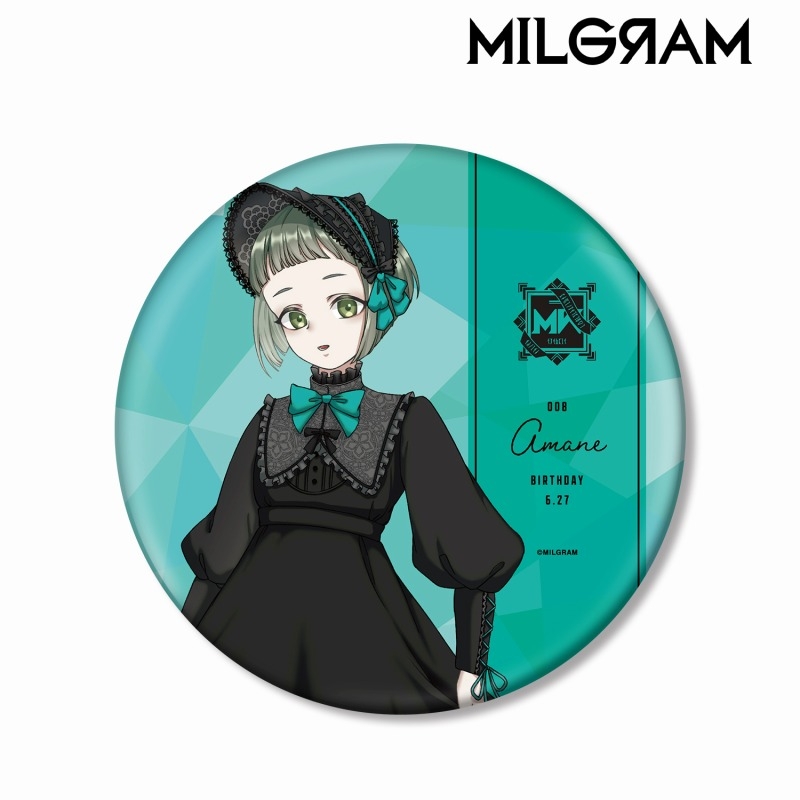 MILGRAM -ミルグラム- 描き下ろし アマネ バースデーver. 第2弾 BIG缶バッジ 画像 2 | AniSmile
