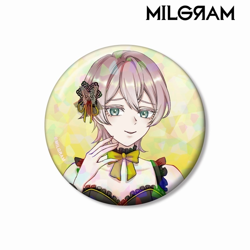 MILGRAM -ミルグラム- 描き下ろし ムウ バースデーver. 第2弾 ホログラム缶バッジ 画像 2 | AniSmile