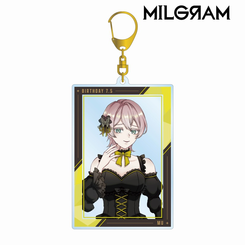 MILGRAM -ミルグラム- 描き下ろし ムウ バースデーver. 第2弾 BIGアクリルキーホルダー 画像 2 | AniSmile