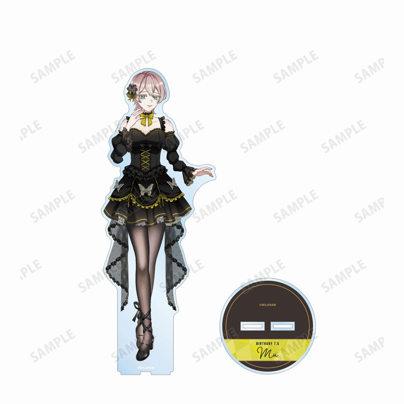MILGRAM -ミルグラム- 描き下ろし ムウ バースデーver. 第2弾 特大アクリルスタンド 画像 3 | AniSmile