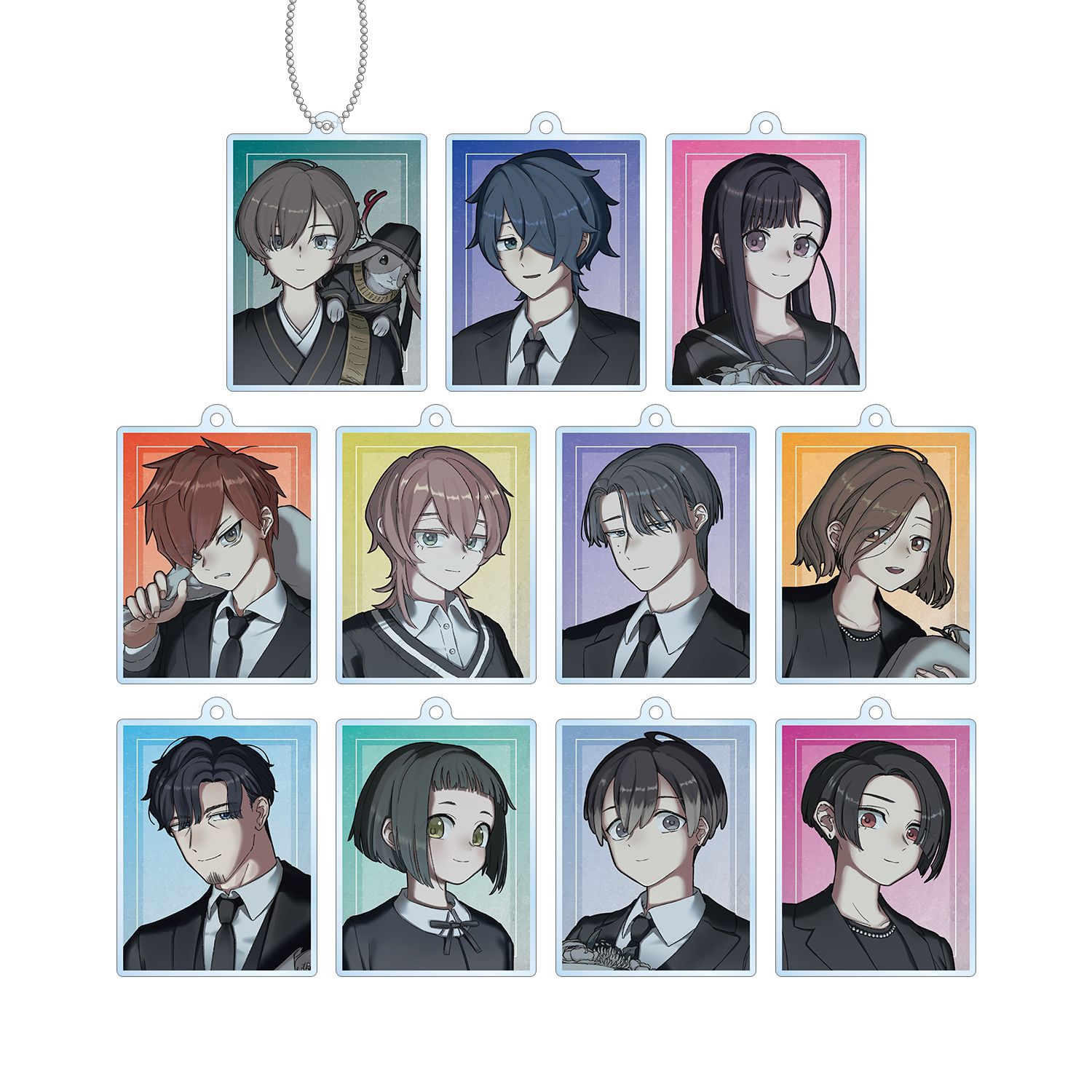 MILGRAM -ミルグラム- 描き下ろし 4th Anniversary ver. トレーディングアクリルキーホルダー(単位/単品) 画像 3 | AniSmile