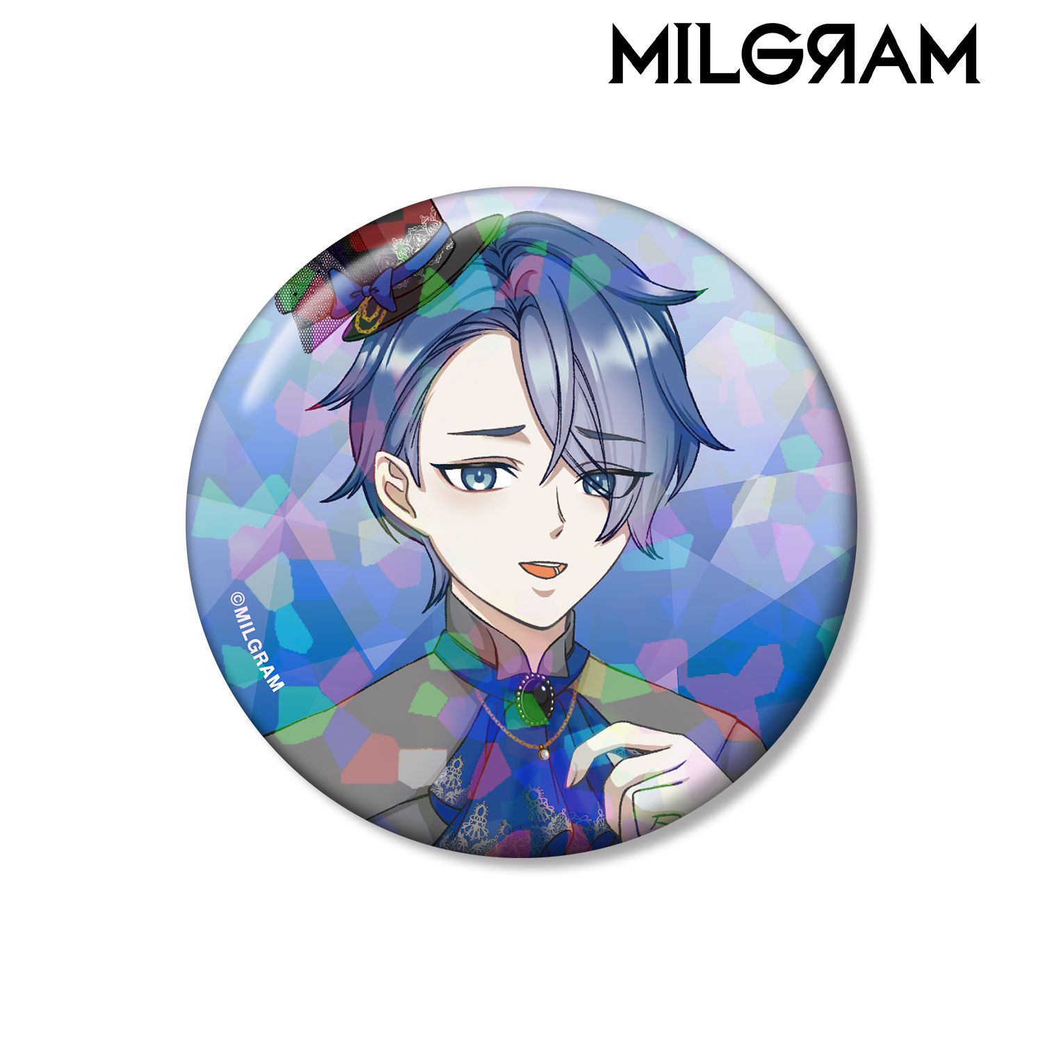 MILGRAM -ミルグラム- 描き下ろし ハルカ バースデーver. 第2弾 ホログラム缶バッジ 画像 4 | AniSmile