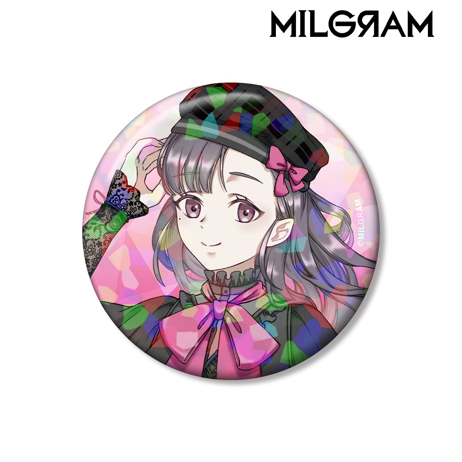 MILGRAM -ミルグラム- 描き下ろし ユノ バースデーver. 第2弾 ホログラム缶バッジ 画像 4 | AniSmile