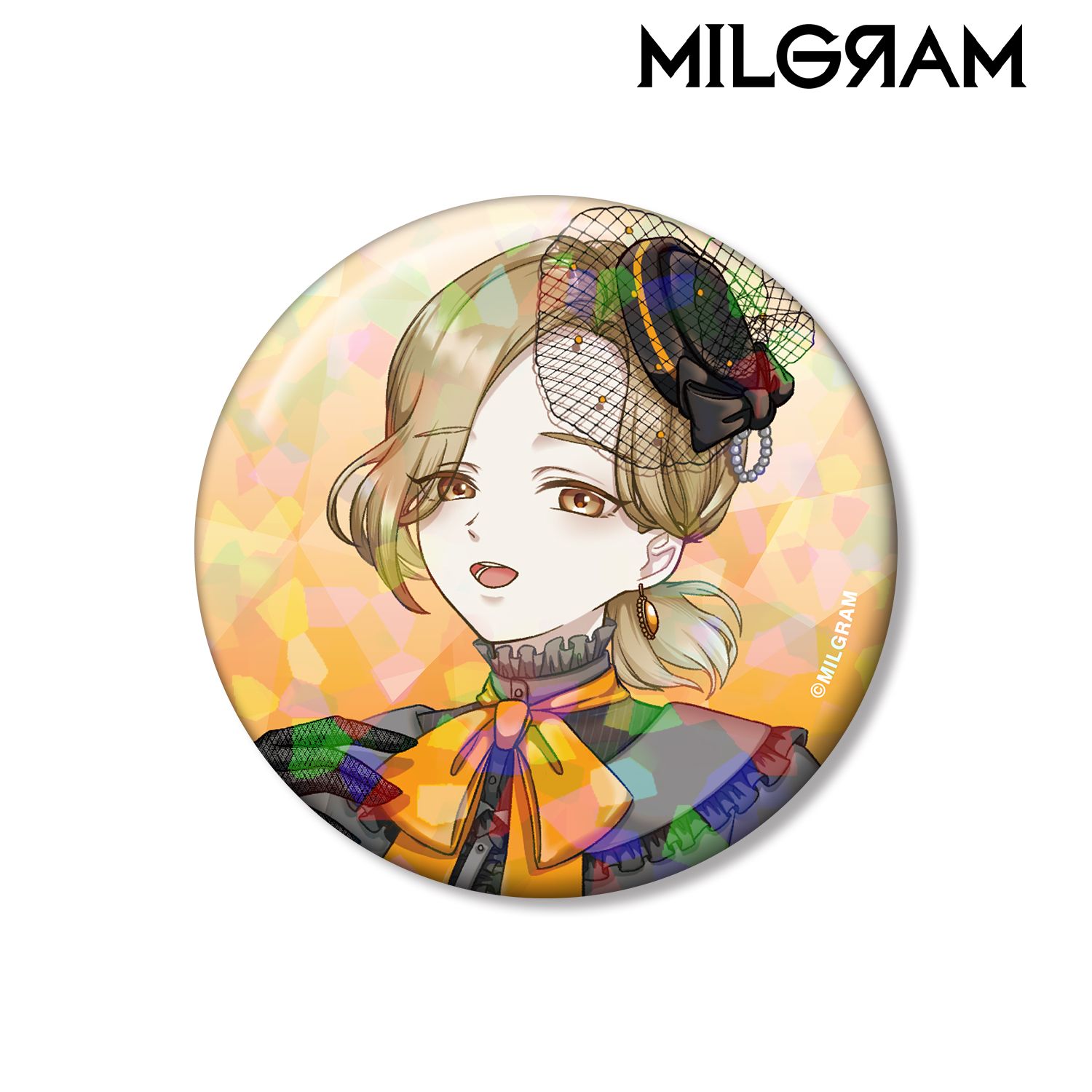 MILGRAM -ミルグラム- 描き下ろし マヒル バースデーver. 第2弾 ホログラム缶バッジ 画像 4 | AniSmile