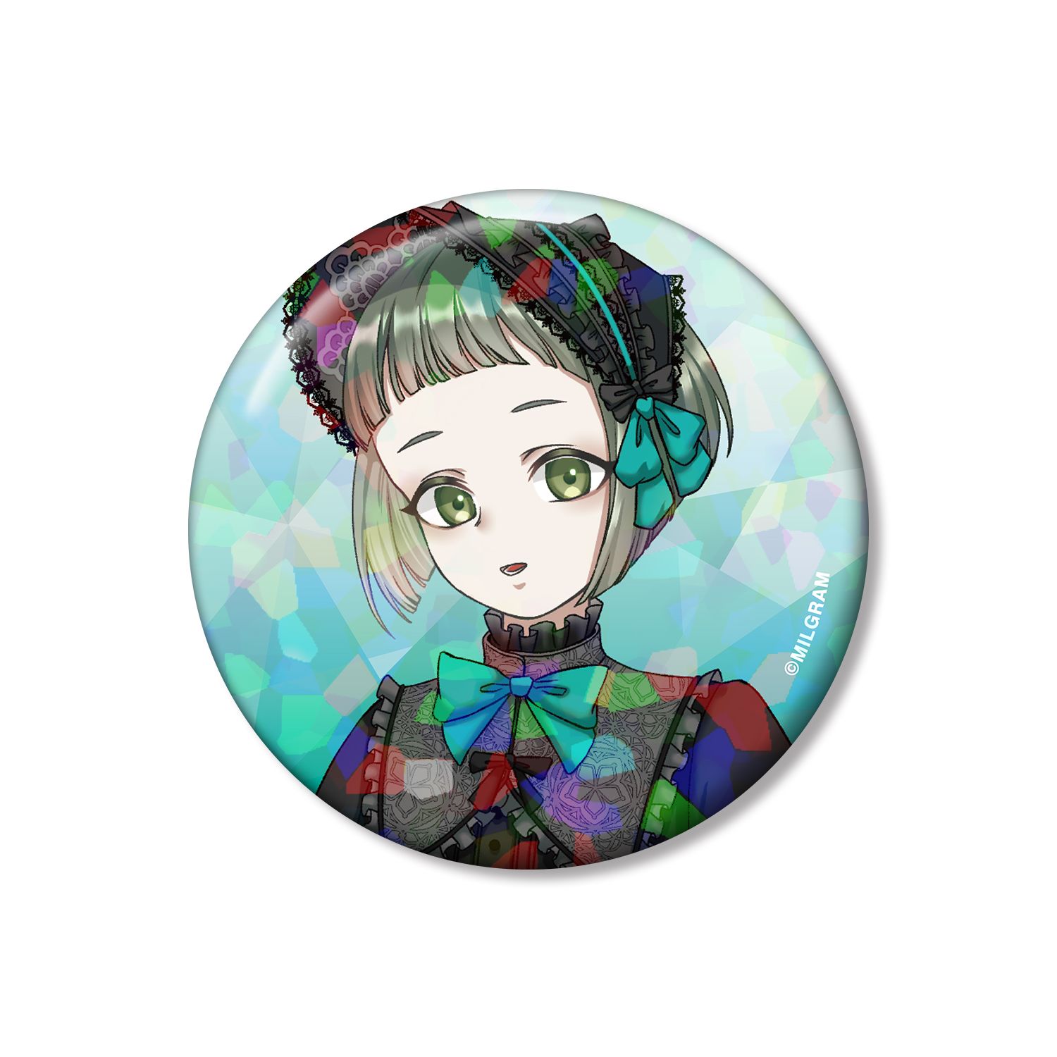 MILGRAM -ミルグラム- 描き下ろし アマネ バースデーver. 第2弾 ホログラム缶バッジ 画像 3 | AniSmile