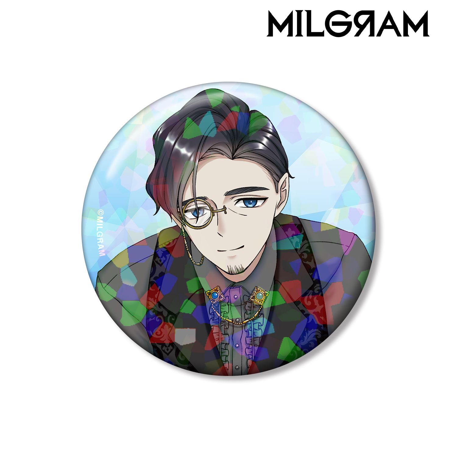 MILGRAM -ミルグラム- 描き下ろし カズイ バースデーver. 第2弾 ホログラム缶バッジ 画像 3 | AniSmile