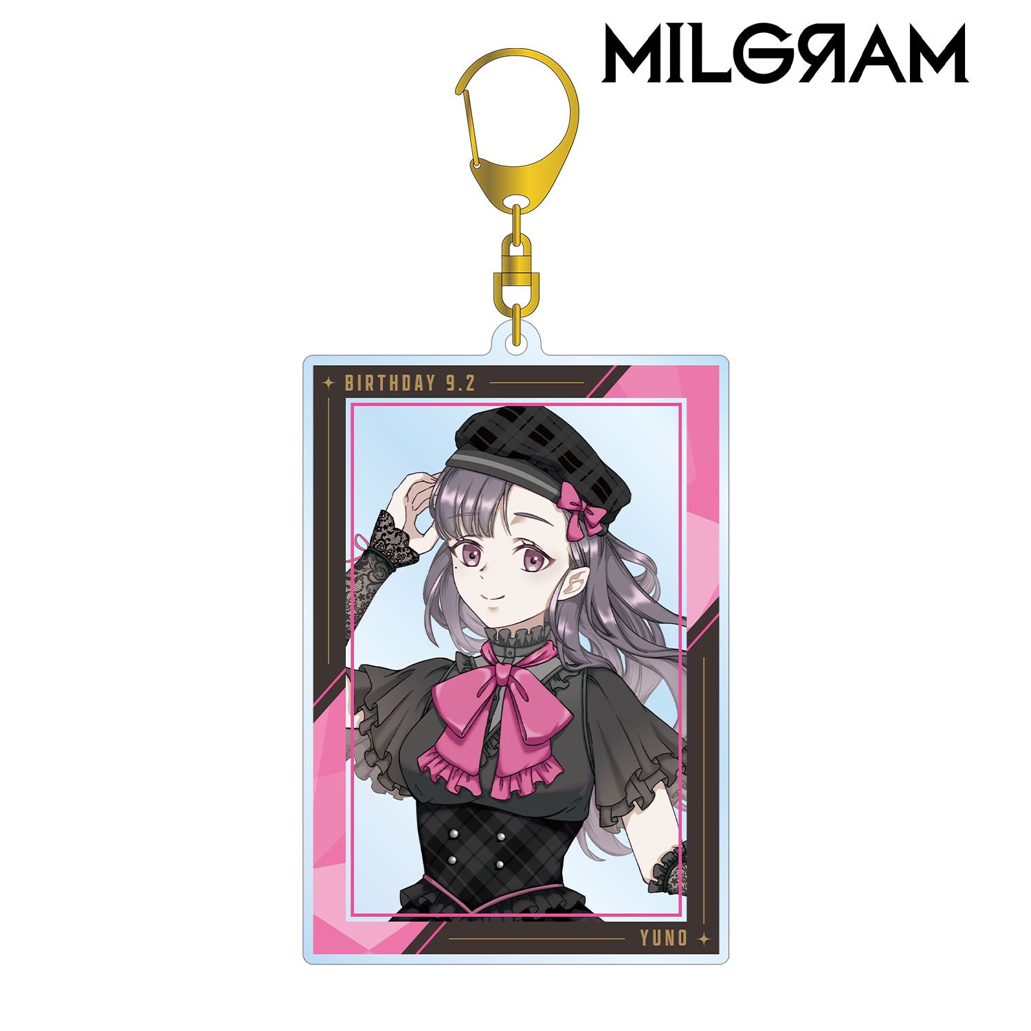 MILGRAM -ミルグラム- 描き下ろし ユノ バースデーver. 第2弾 BIGアクリルキーホルダー 画像 5 | AniSmile