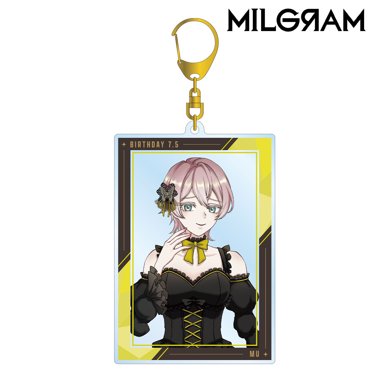 MILGRAM -ミルグラム- 描き下ろし ムウ バースデーver. 第2弾 BIGアクリルキーホルダー 画像 5 | AniSmile