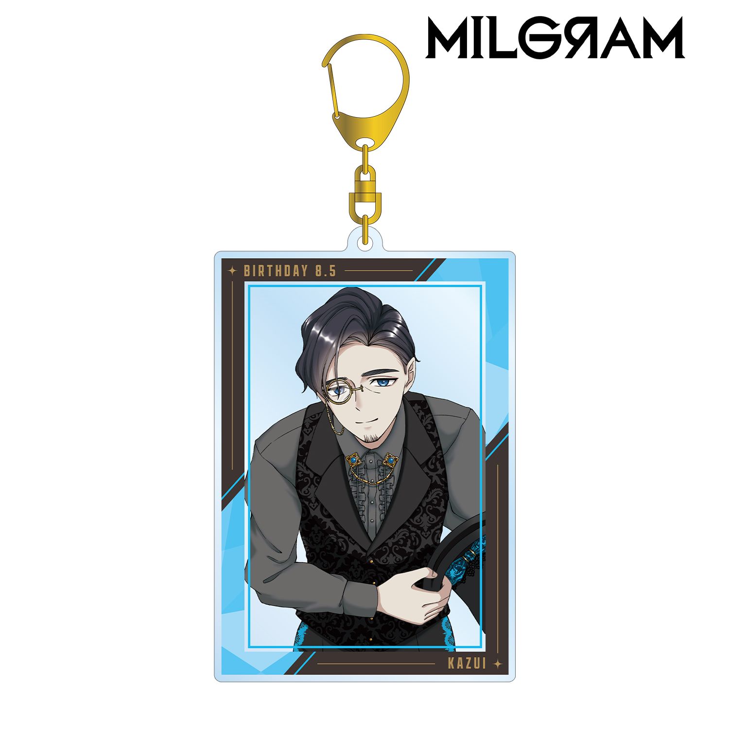 MILGRAM -ミルグラム- 描き下ろし カズイ バースデーver. 第2弾 BIGアクリルキーホルダー 画像 5 | AniSmile