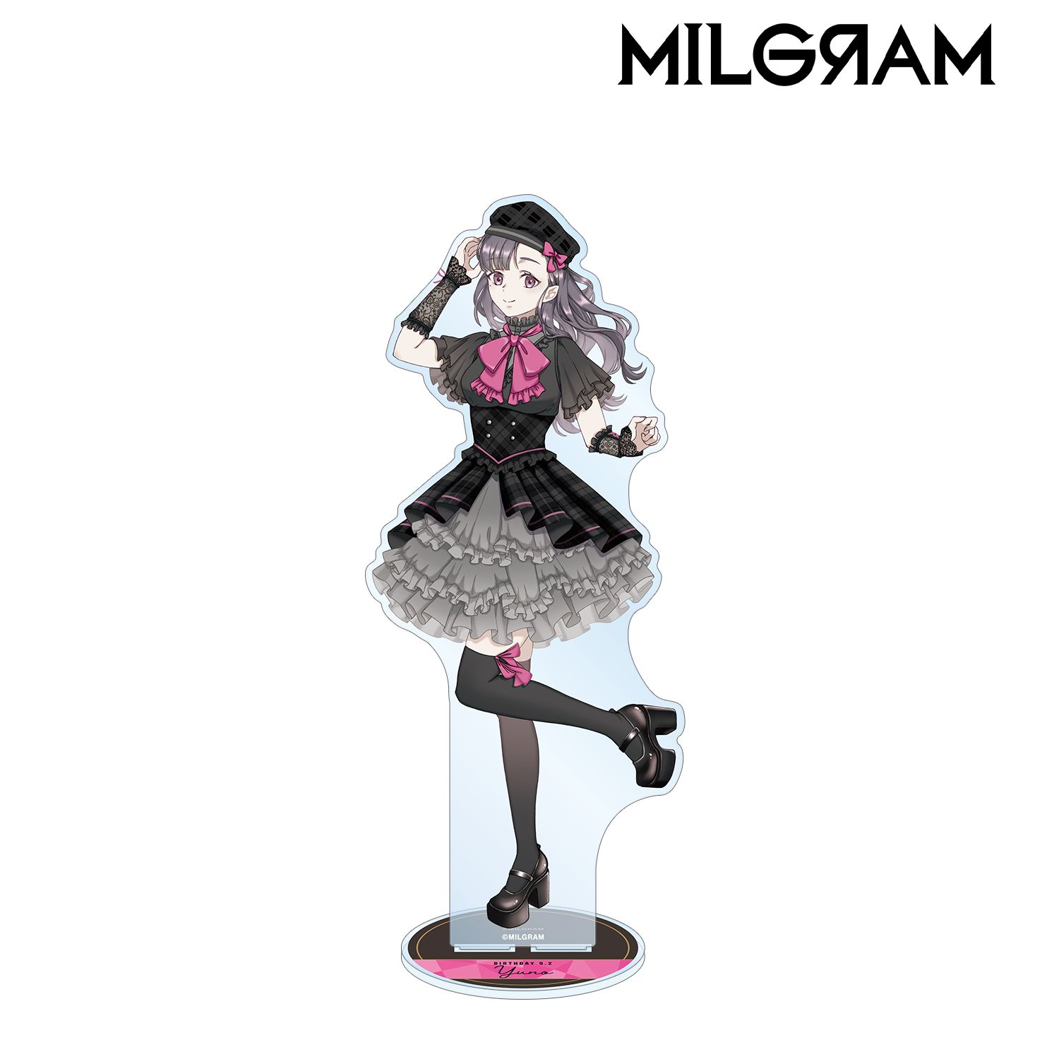 MILGRAM -ミルグラム- 描き下ろし ユノ バースデーver. 第2弾 特大アクリルスタンド 画像 4 | AniSmile