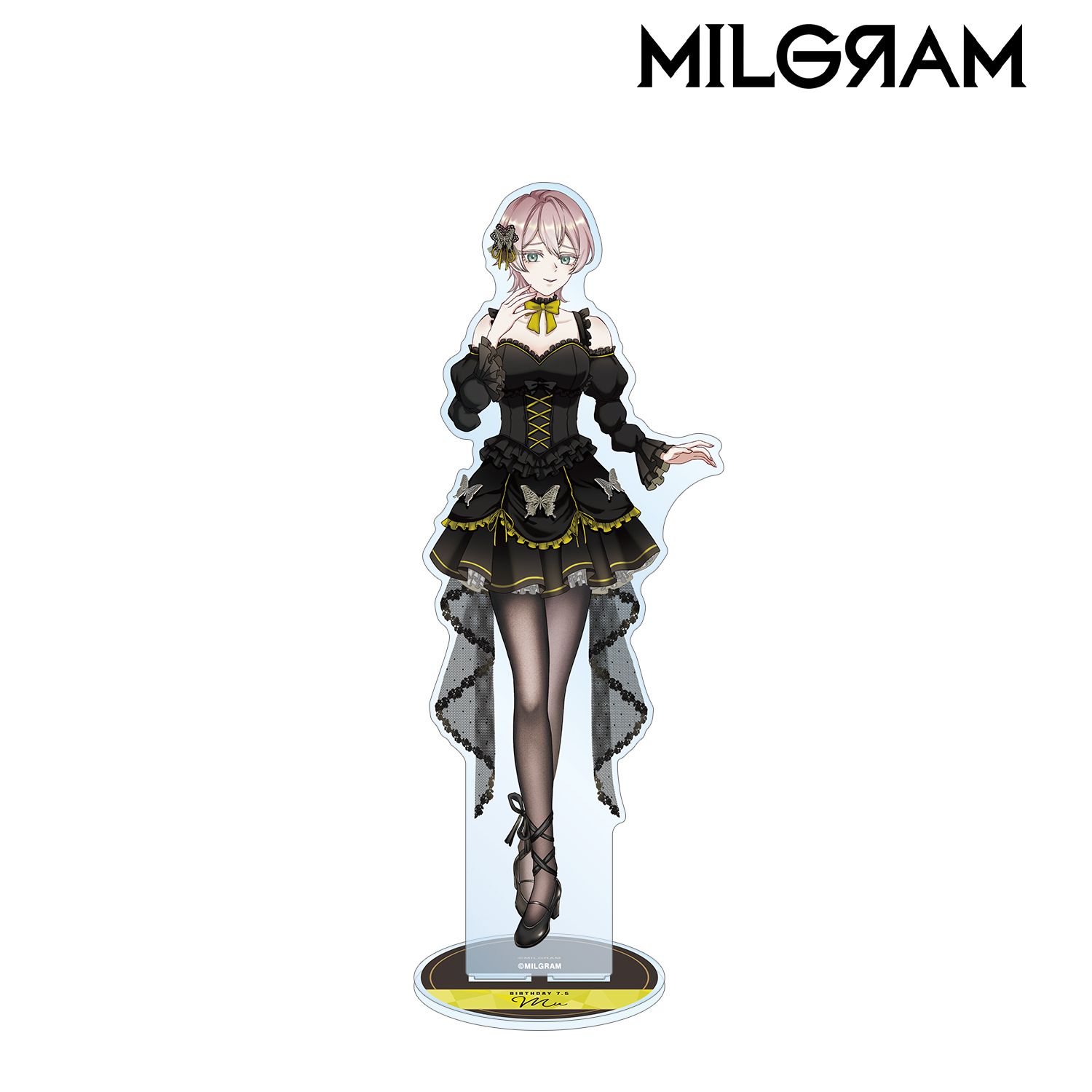 MILGRAM -ミルグラム- 描き下ろし ムウ バースデーver. 第2弾 特大アクリルスタンド 画像 5 | AniSmile