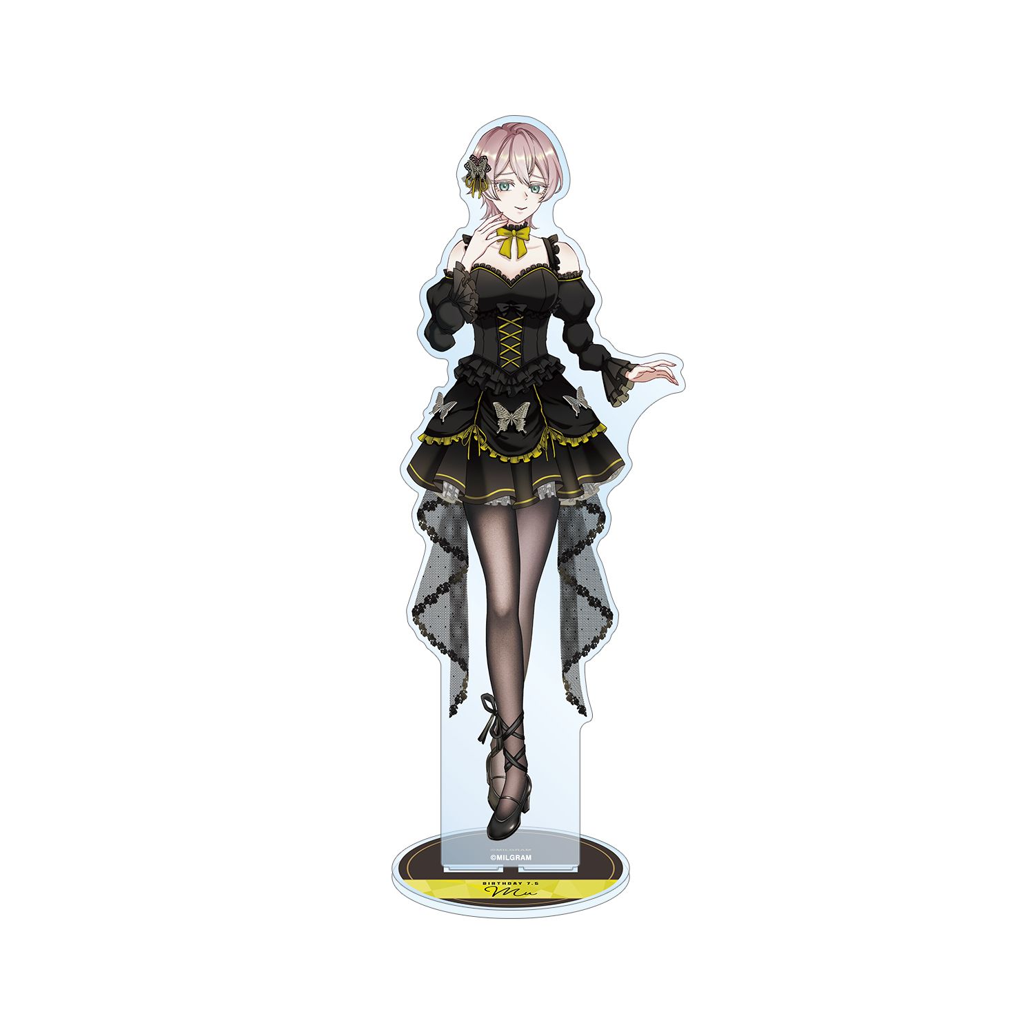 MILGRAM -ミルグラム- 描き下ろし ムウ バースデーver. 第2弾 特大アクリルスタンド 画像 4 | AniSmile