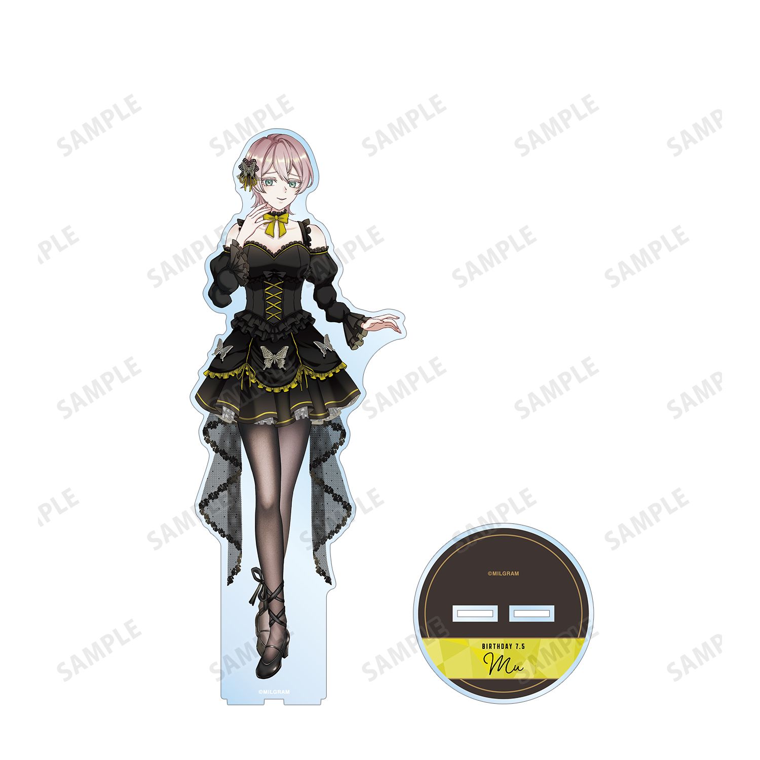 MILGRAM -ミルグラム- 描き下ろし ムウ バースデーver. 第2弾 特大アクリルスタンド 画像 6 | AniSmile