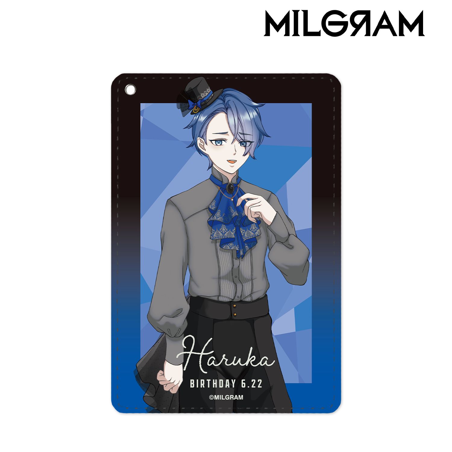 MILGRAM -ミルグラム- 描き下ろし ハルカ バースデーver. 第2弾 1ポケットパスケース 画像 5 | AniSmile