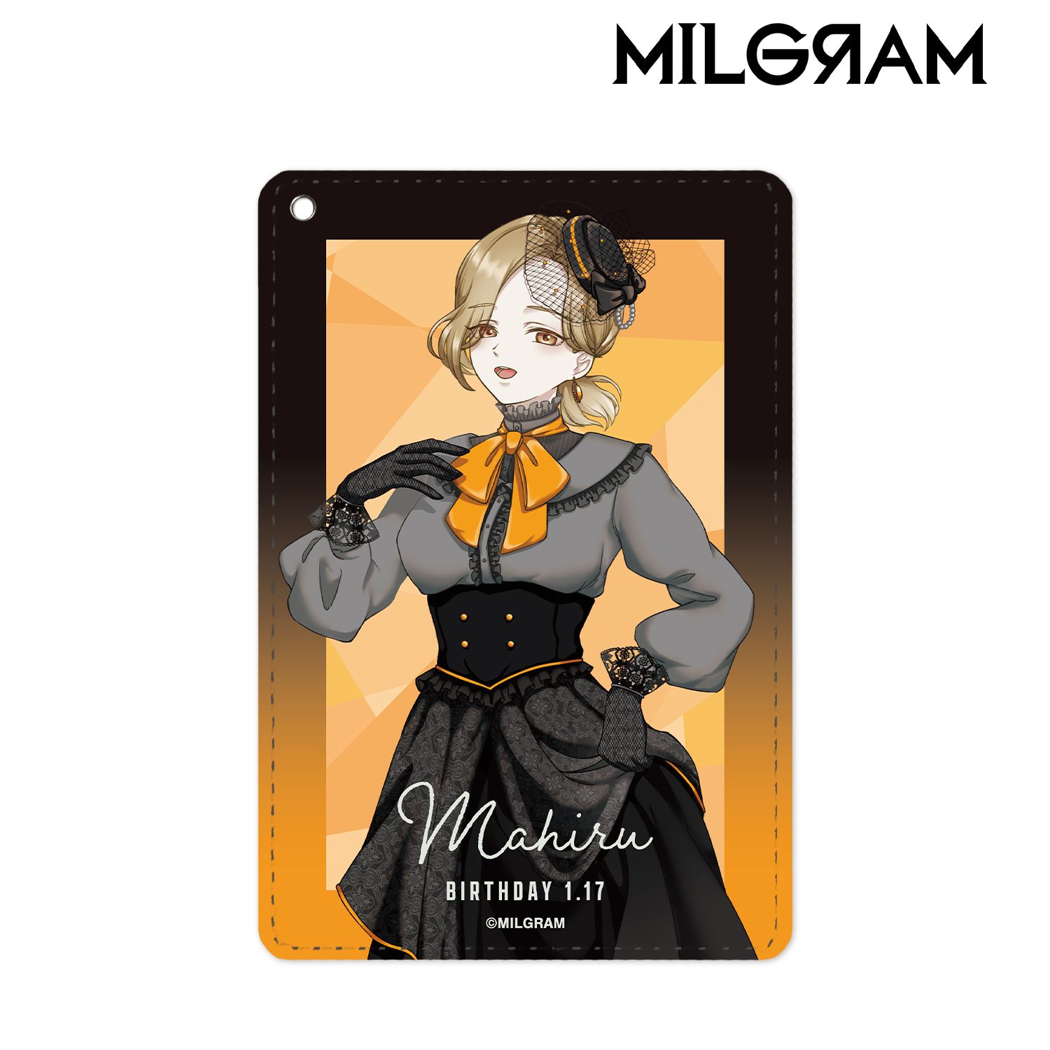MILGRAM -ミルグラム- 描き下ろし マヒル バースデーver. 第2弾 1ポケットパスケース 画像 5 | AniSmile
