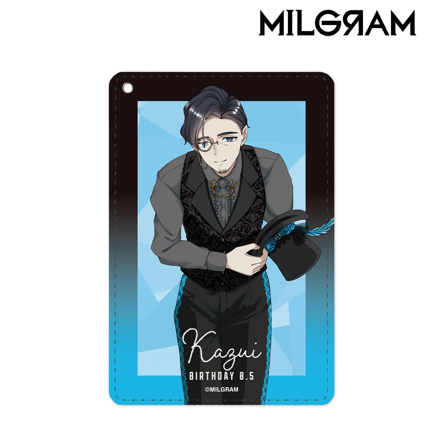 MILGRAM -ミルグラム- 描き下ろし カズイ バースデーver. 第2弾 1ポケットパスケース 画像 5 | AniSmile