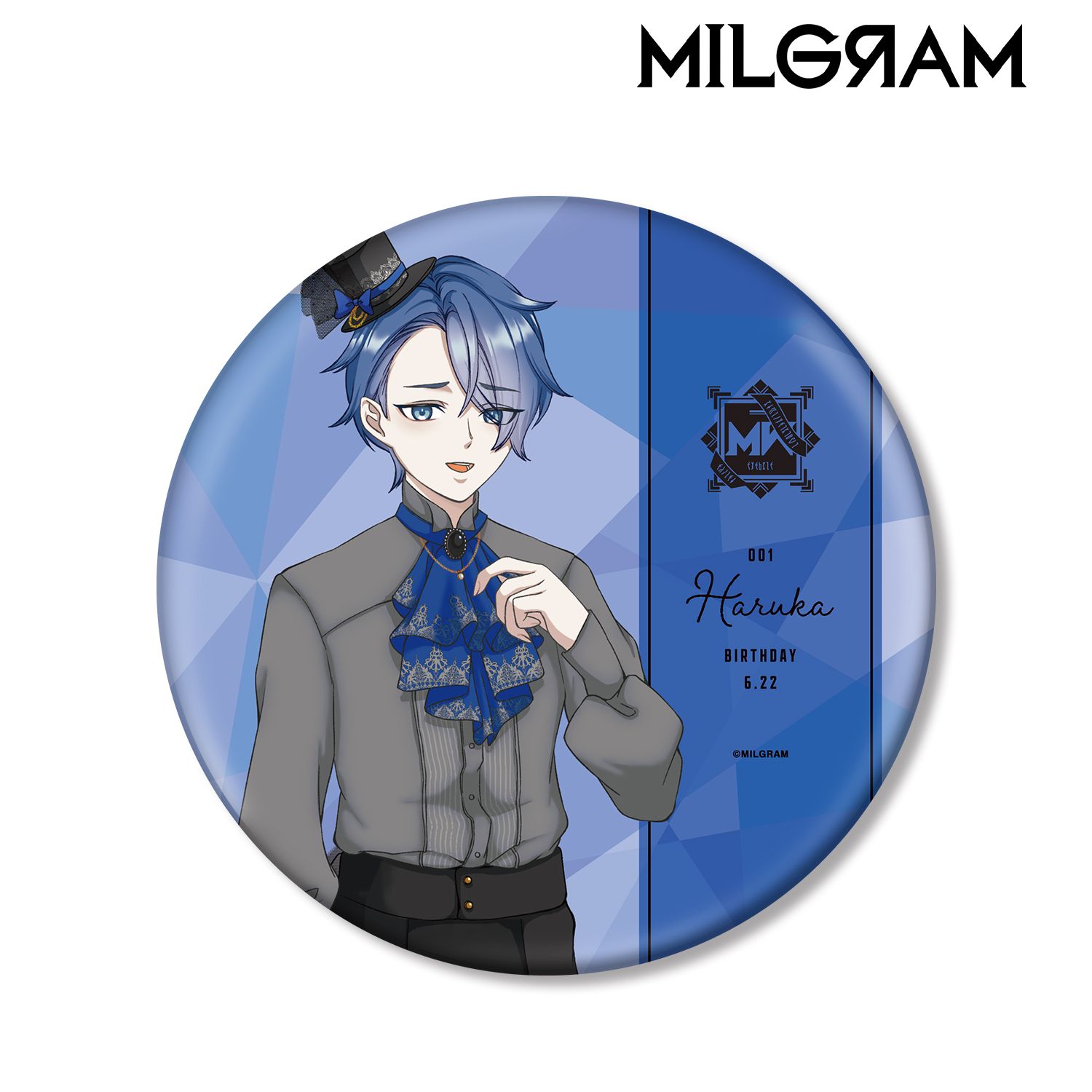 MILGRAM -ミルグラム- 描き下ろし ハルカ バースデーver. 第2弾 BIG缶バッジ 画像 6 | AniSmile