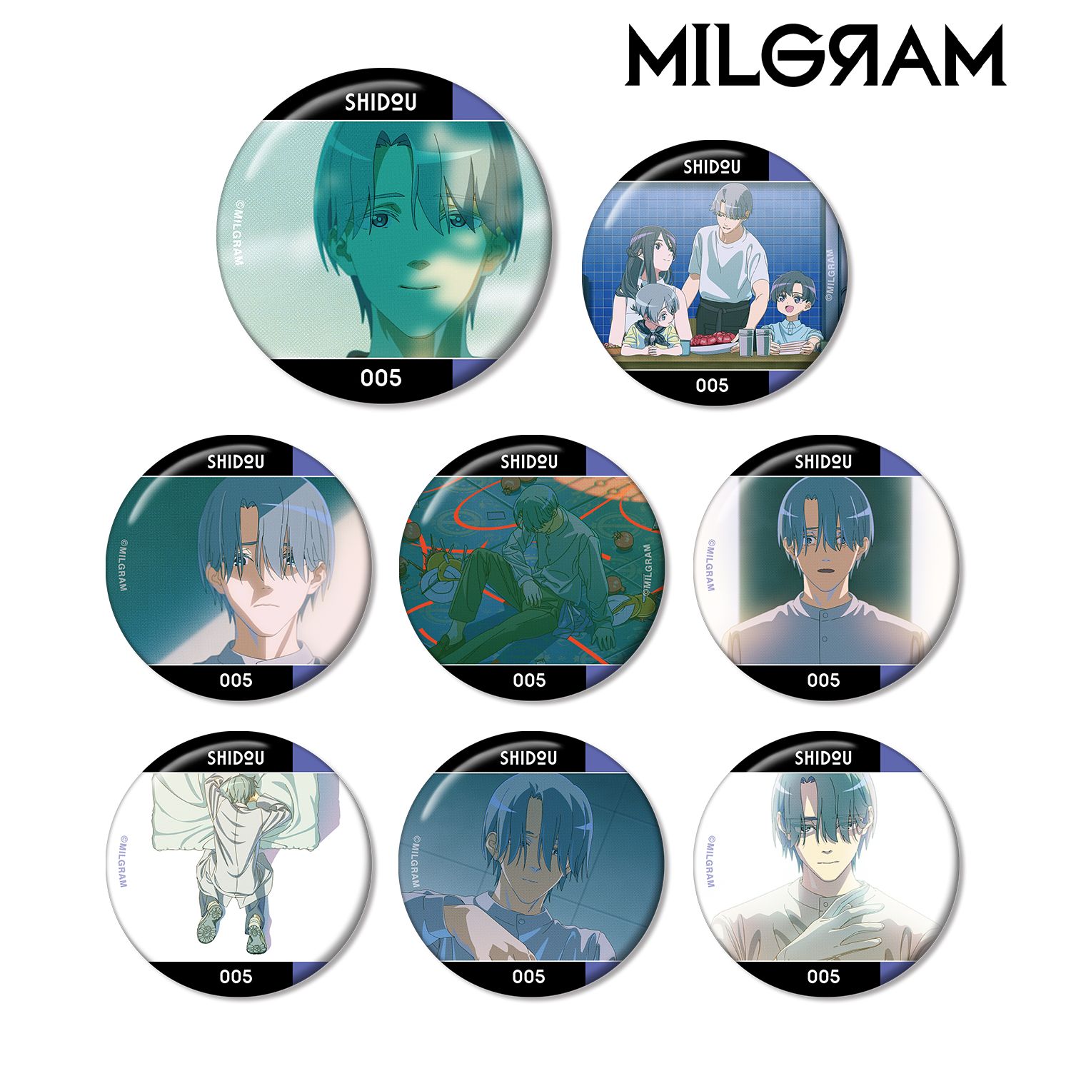 MILGRAM -ミルグラム- トレーディング MV 缶バッジ シドウ『トリアージ』(単位/単品) 画像 4 | AniSmile