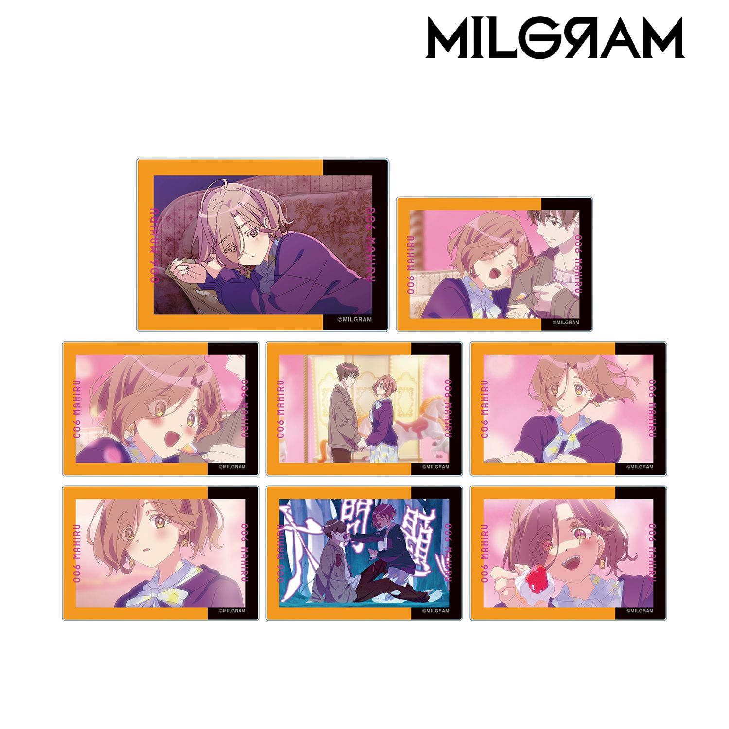 MILGRAM -ミルグラム- トレーディング MV アクリルカード マヒル『だいすき』(単位/単品) 画像 5 | AniSmile