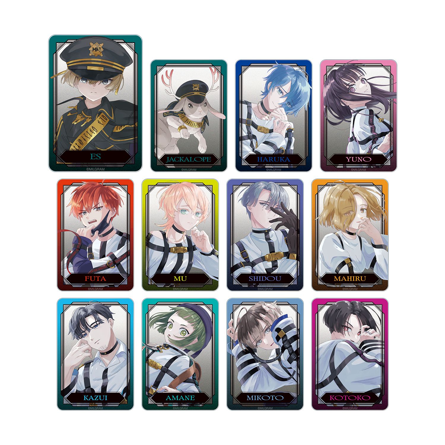 MILGRAM -ミルグラム- 描き下ろし LIVE EVENT「hallucination」ver. トレーディングアクリルカード(単位/単品) 画像 3 | AniSmile