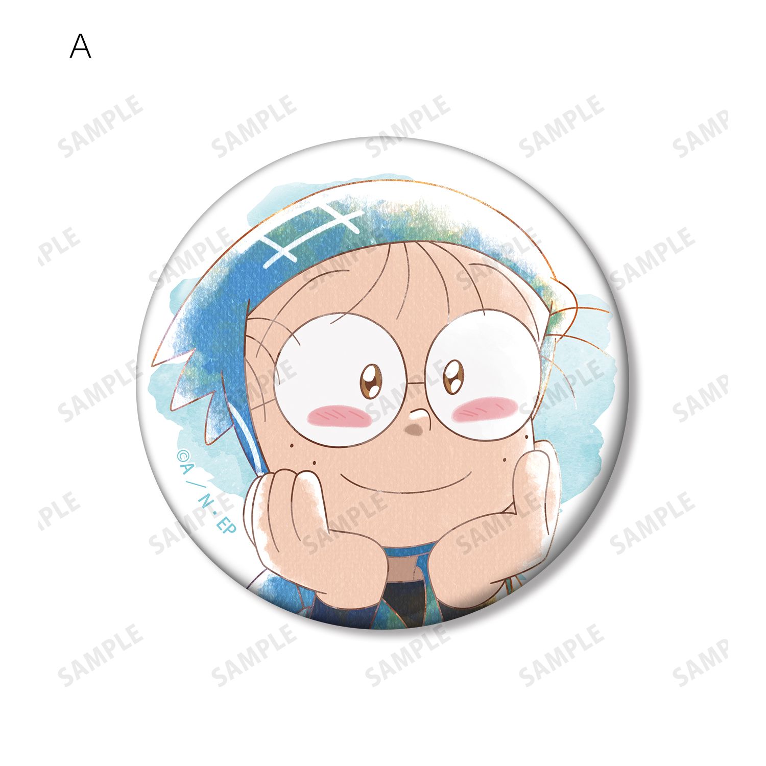 忍たま乱太郎 猪名寺乱太郎 Ani-Art aqua label 第3弾 缶バッジ2個セット 画像 2 | AniSmile