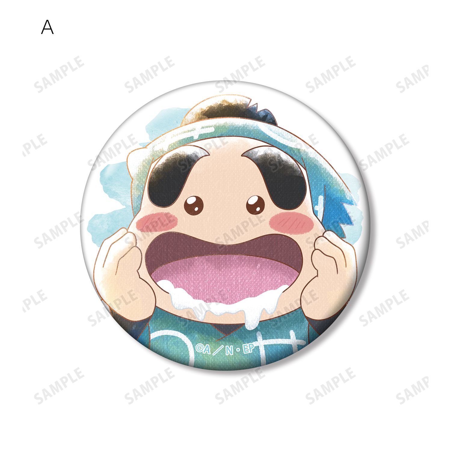忍たま乱太郎 福富しんべヱ Ani-Art aqua label 第3弾 缶バッジ2個セット 画像 3 | AniSmile