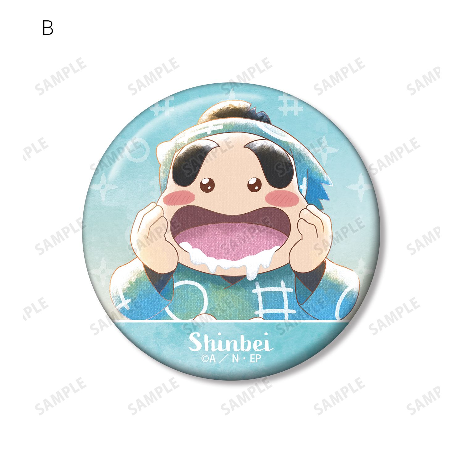 忍たま乱太郎 福富しんべヱ Ani-Art aqua label 第3弾 缶バッジ2個セット 画像 4 | AniSmile