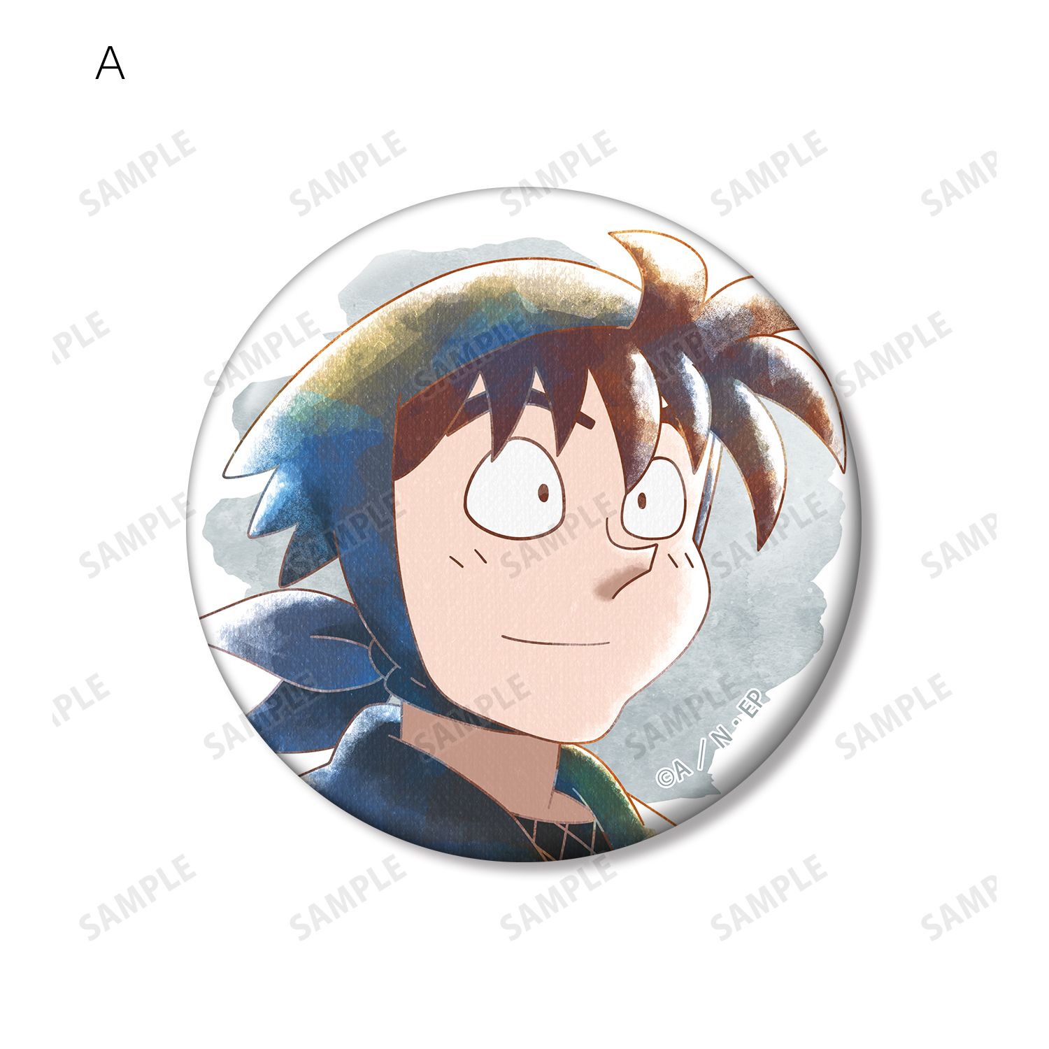 忍たま乱太郎 土井半助 Ani-Art aqua label 第3弾 缶バッジ2個セット 画像 3 | AniSmile